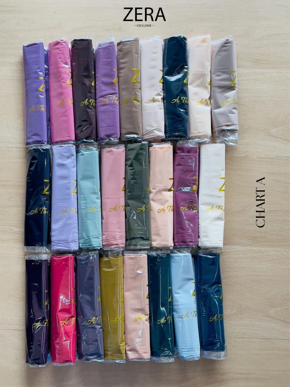 ZERA® Premium Malaysian Heavy Chiffon Hijab – Soft Flow Drape | 2.05 Meters