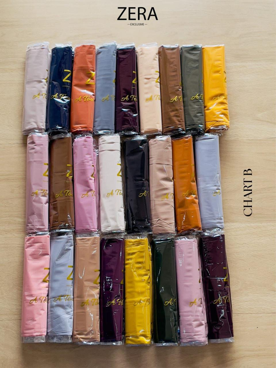 ZERA® Premium Malaysian Heavy Chiffon Hijab – Soft Flow Drape | 2.05 Meters