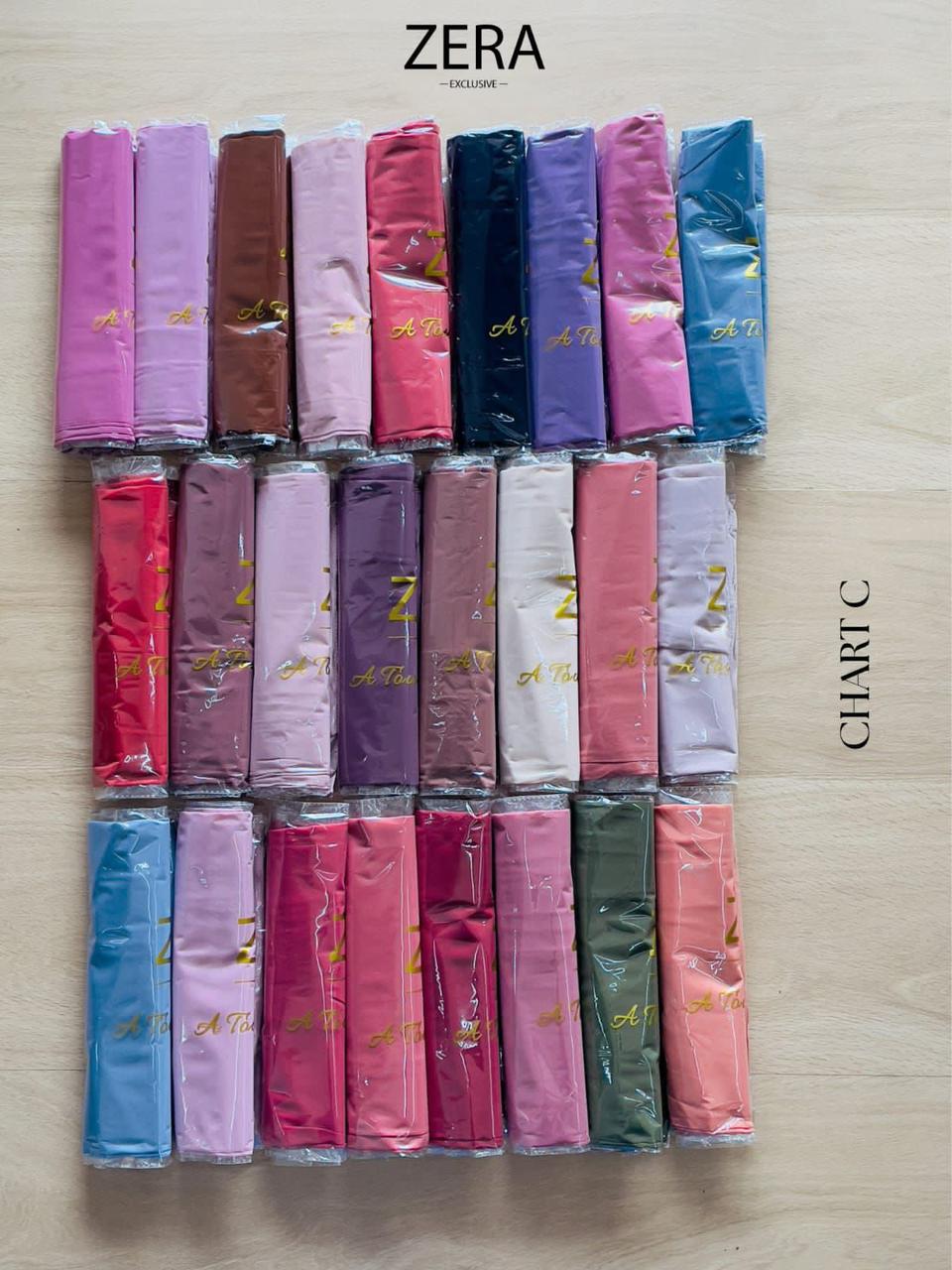 ZERA® Premium Malaysian Heavy Chiffon Hijab – Soft Flow Drape | 2.05 Meters